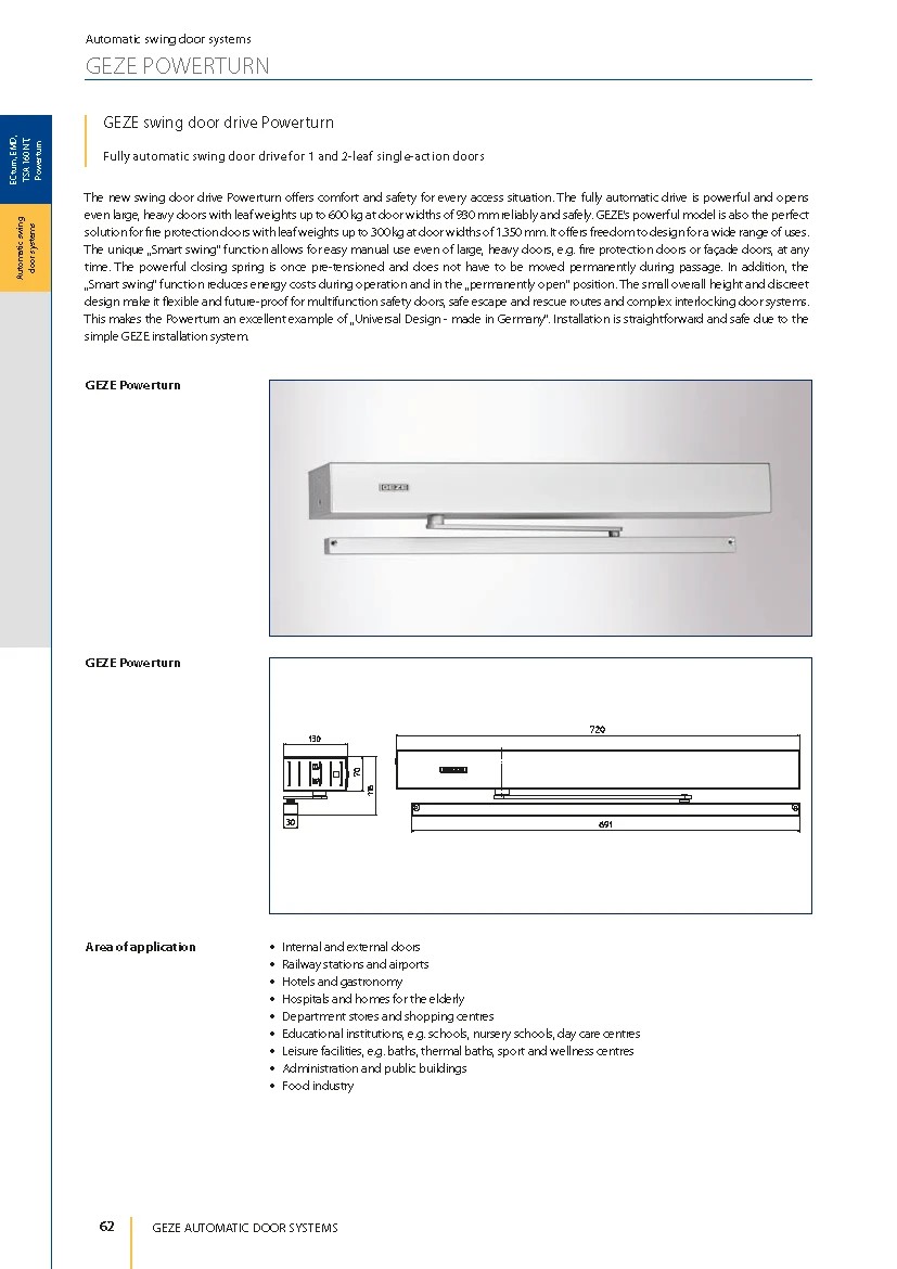 GEZE POWERTURN 自動門弓器 圖片 2